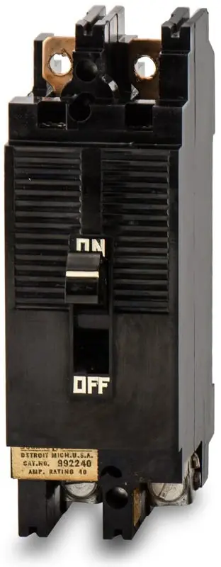 Square D 992240 - 40A 2 Pole Molded Case Circuit Breaker Seasonal Sale