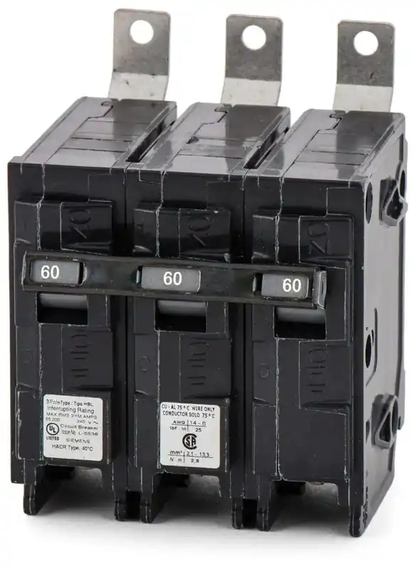 Clearance Siemens B360HH - 60A 3 Pole Molded Case Circuit Breaker