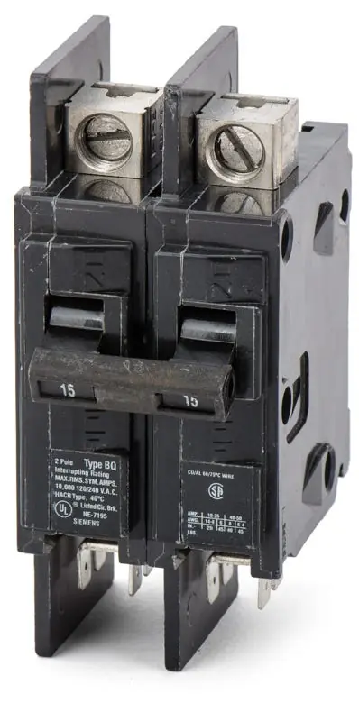Siemens BQ2B015QX - 15A 2 Pole Molded Case Circuit Breaker Special Offer