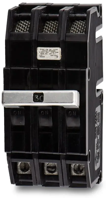 Cheap Zinsco Q243030 - 30A 3 Pole Molded Case Circuit Breaker