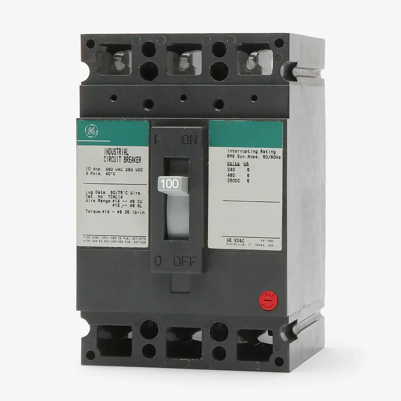 ABB / General Electric THED136100 - 100A 3 Pole Molded Case Circuit Breaker Price Cut