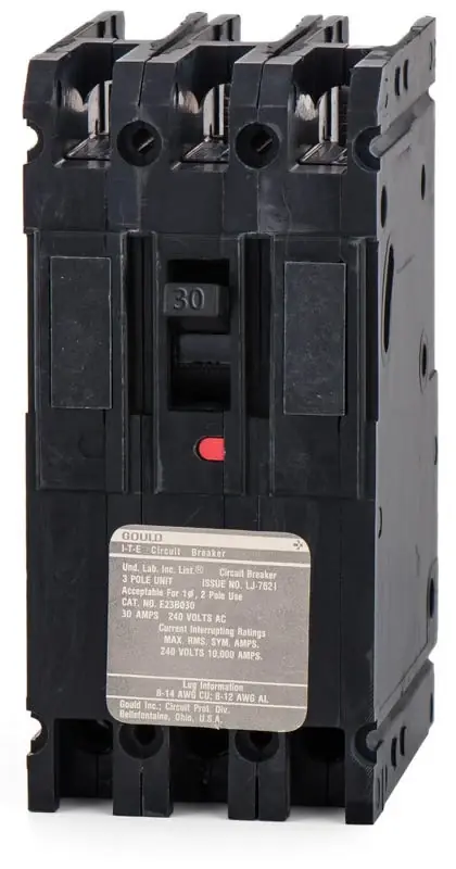Fresh Stock Siemens E23B030 - 30A 3 Pole Molded Case Circuit Breaker