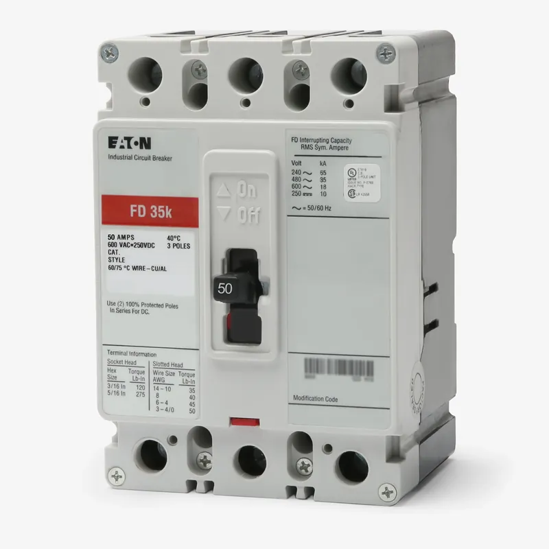 Direct From Factory Eaton/Cutler-Hammer FD3050L 3 Pole Circuit Breaker