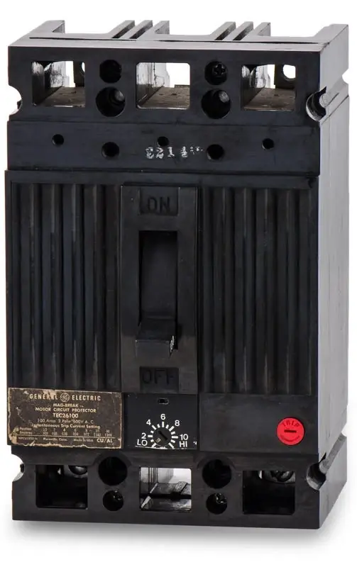 Cheap ABB / General Electric TEC26100 - 100A 2 Pole Motor Circuit Protector