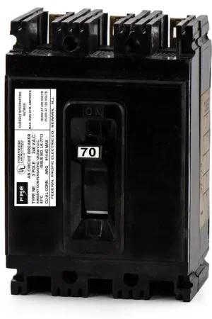 Federal Pacific NE233070 - 70A 3 Pole Molded Case Circuit Breaker Cheap