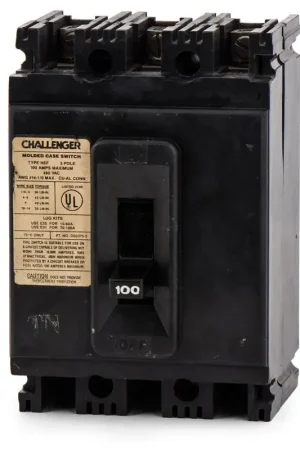 Eaton / Challenger D50373-3 - 100A 3 Pole Molded Case Switch Discount