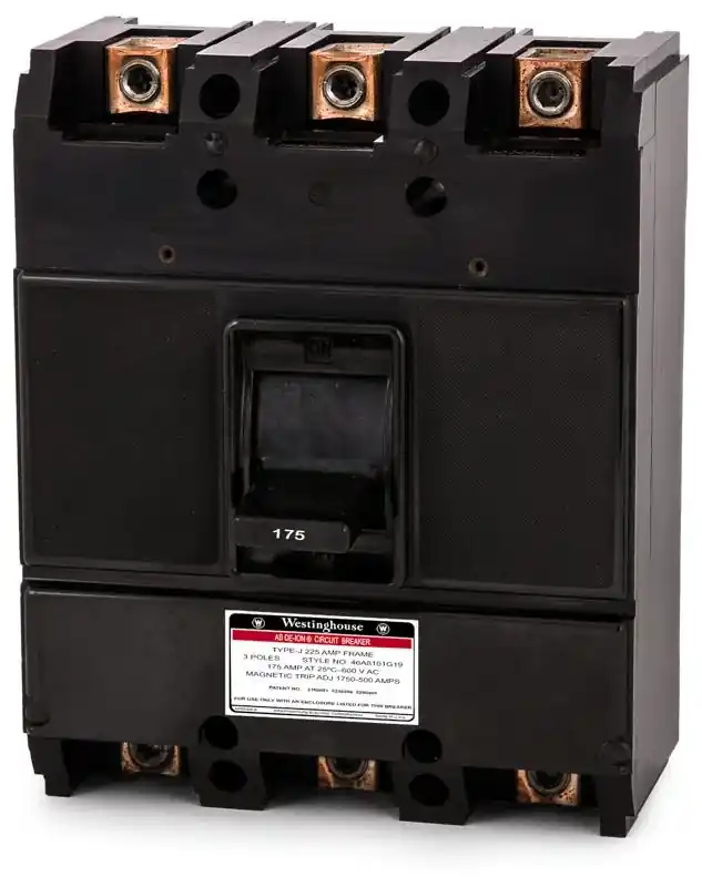 Clearance Eaton / Westinghouse J3175 - 175A 3 Pole Molded Case Circuit Breaker