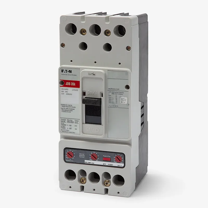 Crafted Eaton / Cutler-Hammer JDB3250 - 250A 3 Pole Molded Case Circuit Breaker