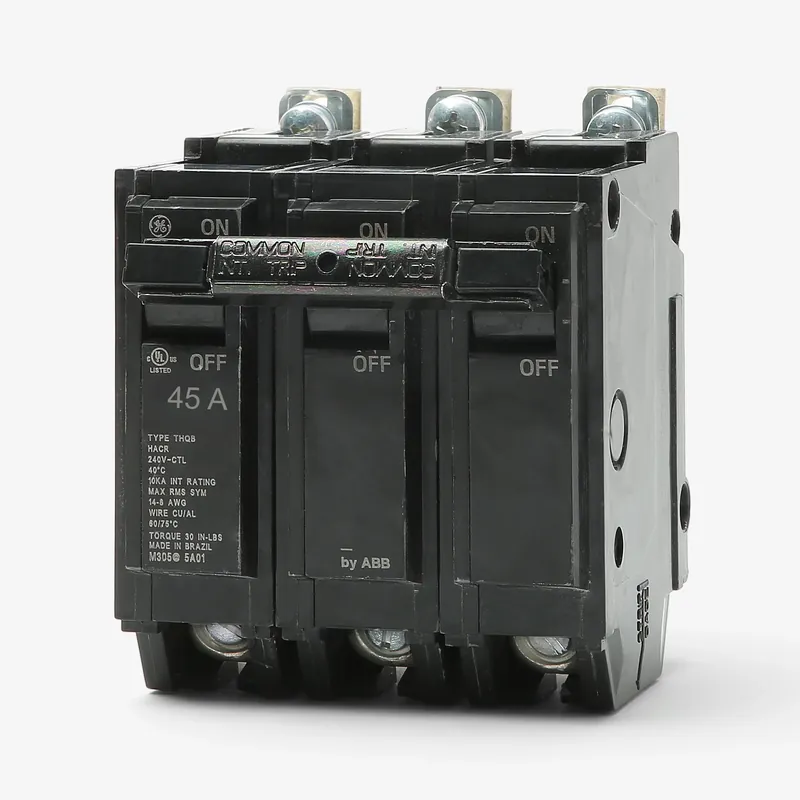 Limited Offer ABB / General Electric THQB32045 - 45A 3 Pole Miniature Circuit Breaker