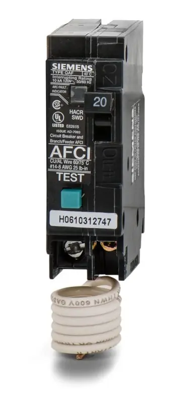 Siemens Q120AFP - 20A AFCI Miniature Circuit Breaker Trending