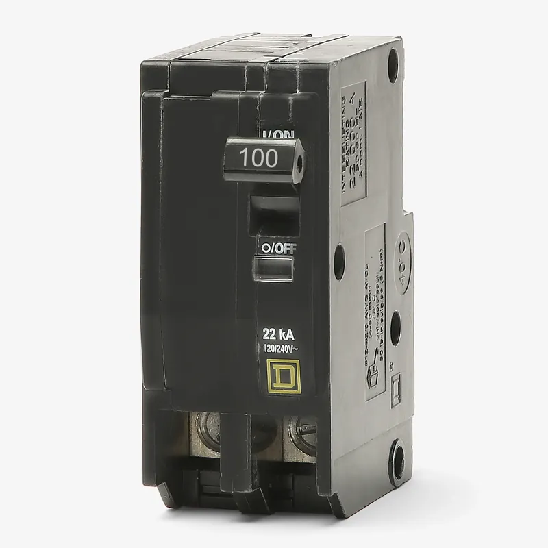 Shop Now Square D QO2100VH - 100A 2 Pole Miniature Circuit Breaker