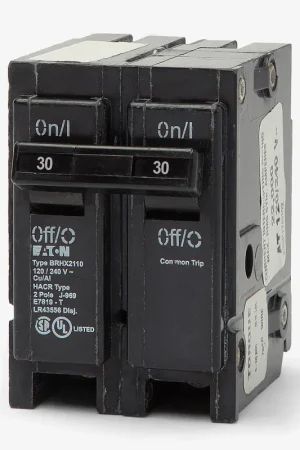 Eaton / Westinghouse BRH230 - 30A 2 Pole Miniature Circuit Breaker Premium