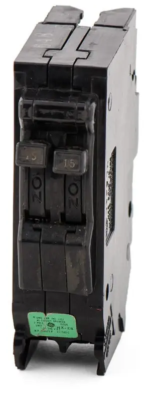 Price Drop ABB / General Electric TR1515 - 15/15A Tandem Molded Case Circuit Breaker