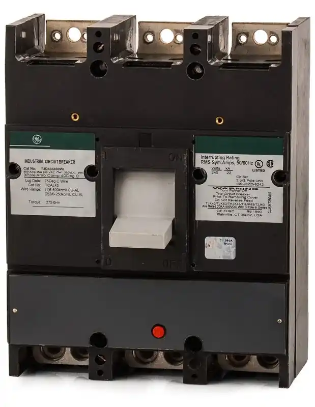 ABB / General Electric TJD422400WL - 400A 2 Pole Molded Case Circuit Breaker Crafted