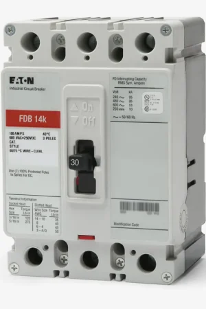 Luxury Eaton / Cutler-Hammer FDB3030L - 30A 3 Pole Molded Case Circuit Breaker