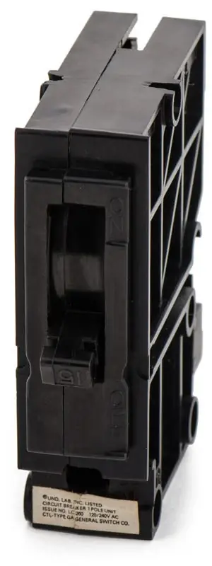 Budget Siemens / General Switch GA015 - 15A 1 Pole Molded Case Circuit Breaker