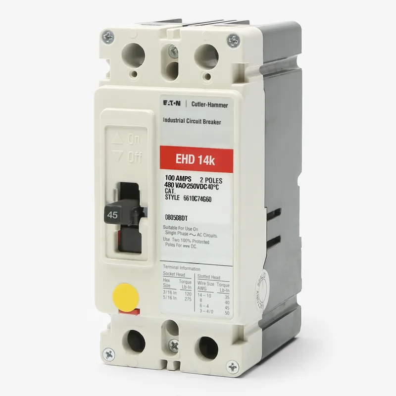 Today Only Eaton / Cutler-Hammer EHD2045L - 45A 2 Pole Molded Case Circuit Breaker