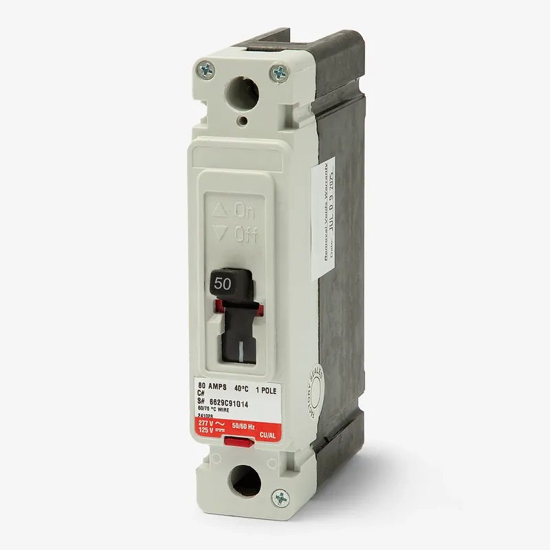 Sale Eaton / Cutler-Hammer HFD1050L - 50A 1 Pole Molded Case Circuit Breaker