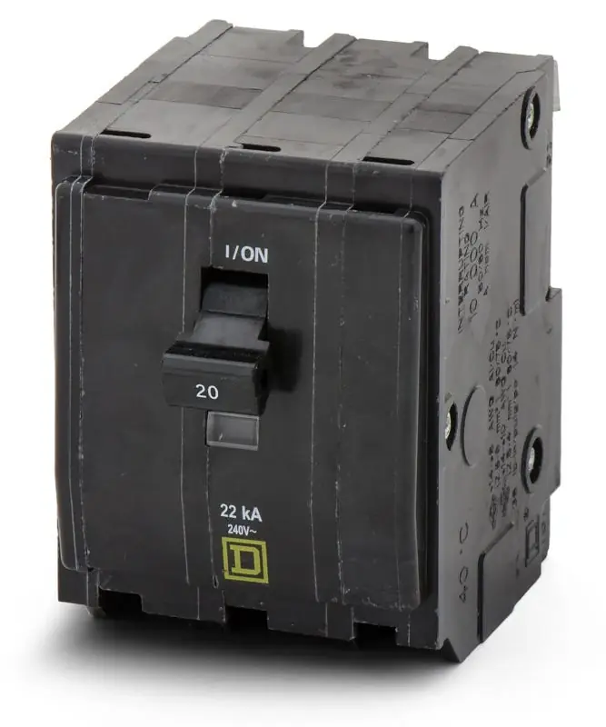 Square D QO320VH - 20A 3 Pole Miniature Circuit Breaker Buy Today