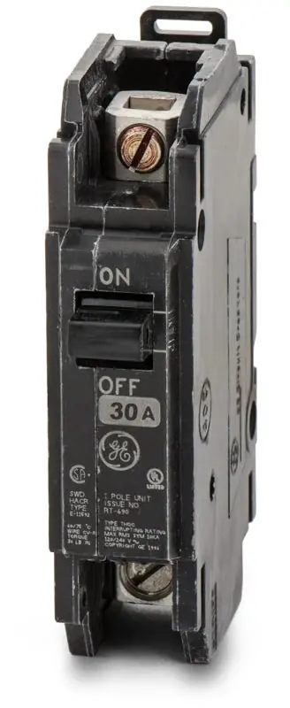 ABB / General Electric THQC1130WL - 30A 1 Pole Molded Case Circuit Breaker Save Now