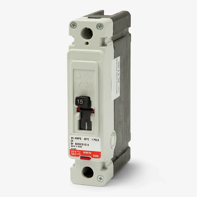 Eaton / Cutler-Hammer FD1015L - 15A 1 Pole Molded Case Circuit Breaker Buy Online
