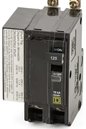 Authentic Square D QOB21251021 - 125A 2 Pole Miniature Circuit Breaker
