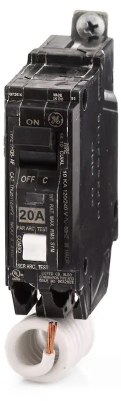 ABB / General Electric THQB1120AF2 - 20A AFCI Miniature Circuit Breaker Top Rated