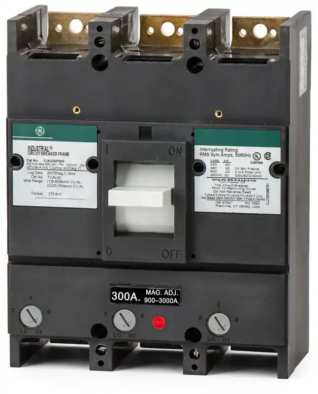 ABB / General Electric TJK436300 - 300A 3 Pole Molded Case Circuit Breaker Special Discount