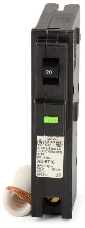 Weekend Sale Square D HOM120AFIC - 20A AFCI Miniature Circuit Breaker
