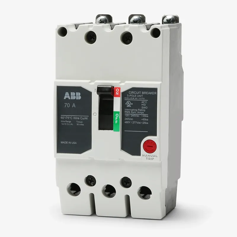 ABB / General Electric TEYD3070B - 70A 3 Pole Miniature Circuit Breaker Secure Checkout