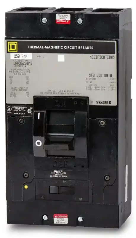 Square D LAP36250MB - 250A 3 Pole Molded Case Circuit Breaker Special Discount