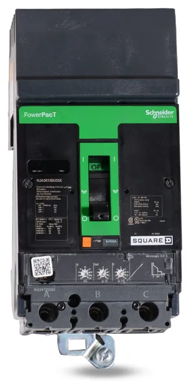 Square D HJA36150U33X - 150A 3 Pole Molded Case Circuit Breaker Mega Sale