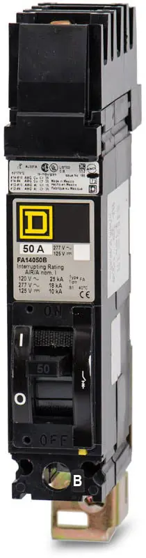 Square D FA14050B - 50A 1 Pole Molded Case Circuit Breaker Exclusive Offer