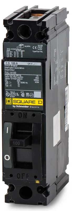 Discount Square D FAL14100 - 100A 1 Pole Molded Case Circuit Breaker