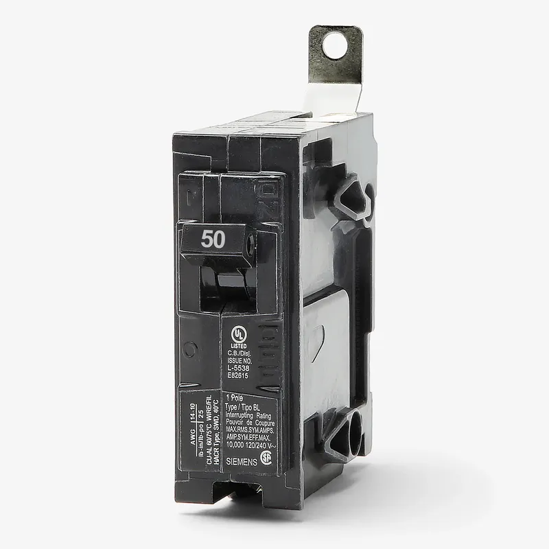 Get Yours Siemens B150 - 50A 1 Pole Molded Case Circuit Breaker