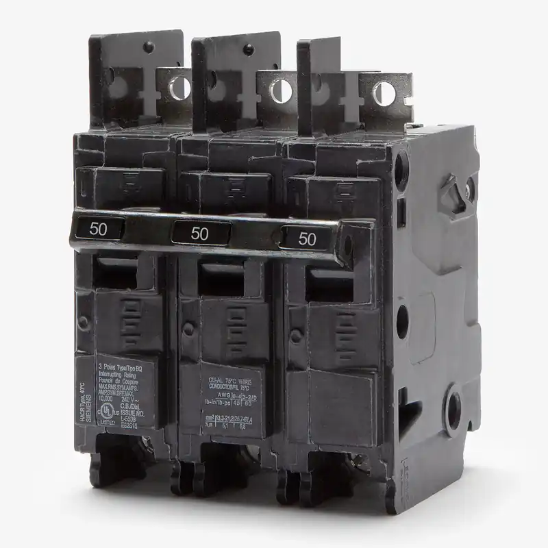 Last Chance Siemens BQ3B050H - 50A 3 Pole Molded Case Circuit Breaker
