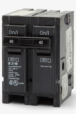 New Arrival Eaton / Cutler-Hammer BR240 - 40A 2 Pole Miniature Circuit Breaker