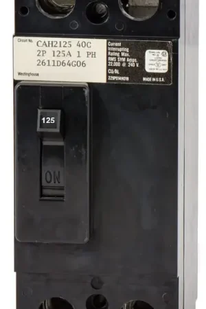 Brand New Eaton / Cutler-Hammer CAH2125 - 125A 2 Pole Molded Case Circuit Breaker