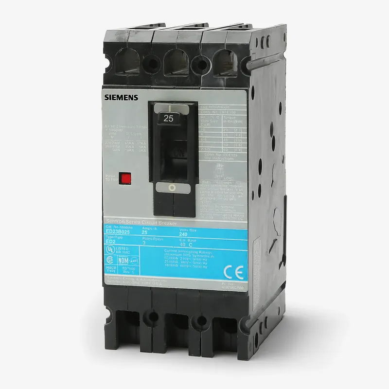 Siemens ED23B025 - 25A 3 Pole Molded Case Circuit Breaker While Supplies Last