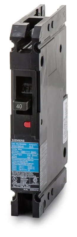 Price Drop Siemens ED41B040 - 40A 1 Pole Molded Case Circuit Breaker