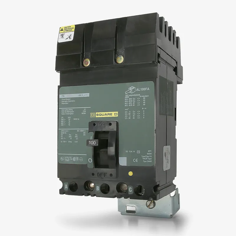 Time-Limited Square D FA34100 - 100A 3 Pole Molded Case Circuit Breaker