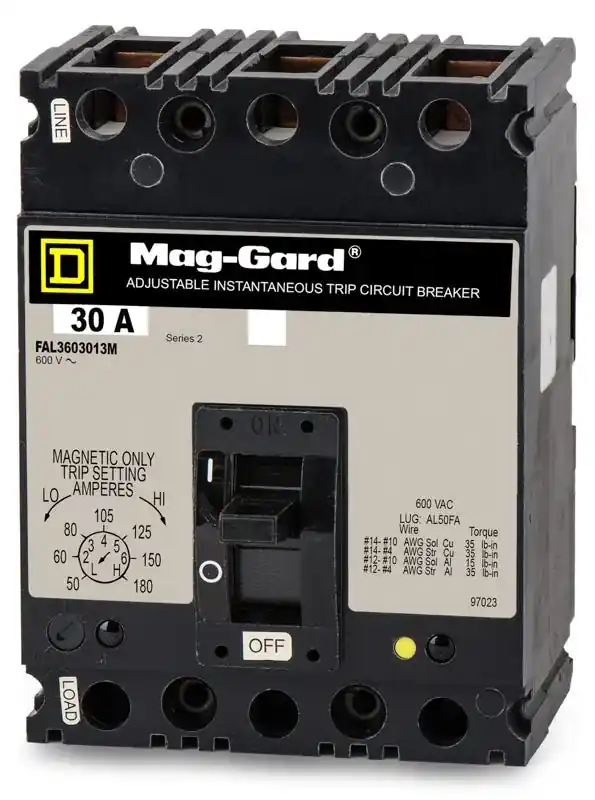 Free Returns Square D FAL3603013M - 30A 3 Pole Motor Circuit Protector