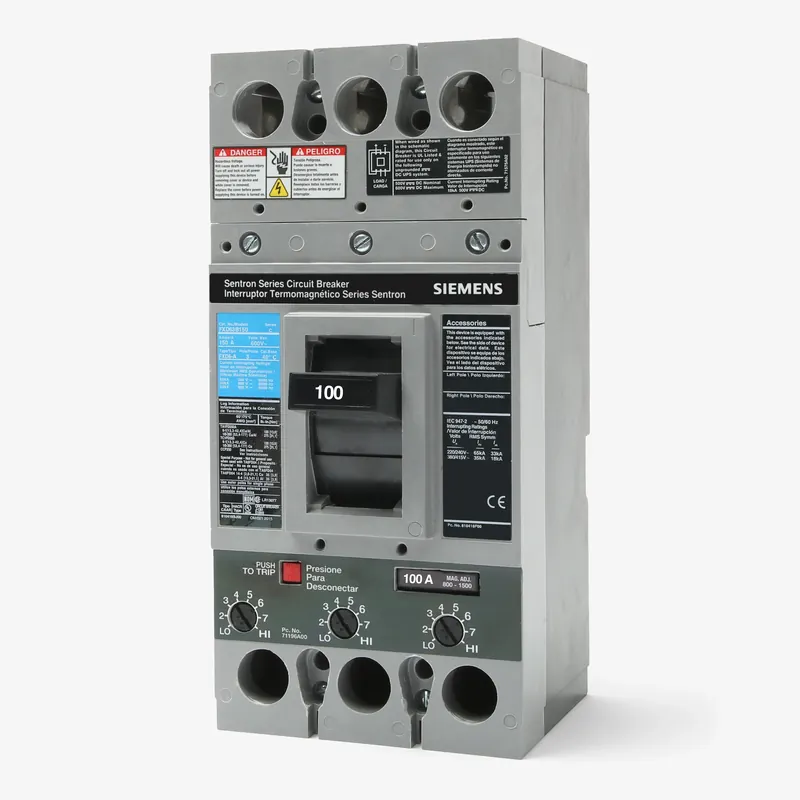 Special Discount Siemens FXD63B100 - 100A 3 Pole Molded Case Circuit Breaker