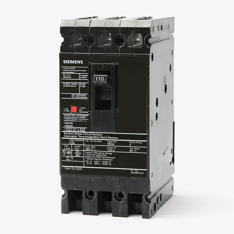 Brand New Siemens HED43B110 - 110A 3 Pole Molded Case Circuit Breaker