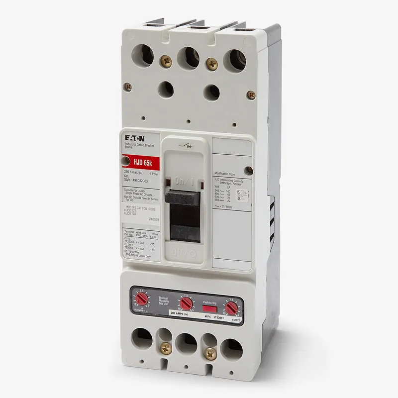 Eaton / Cutler-Hammer HJD3175 - 175A 3 Pole Molded Case Circuit Breaker Luxury