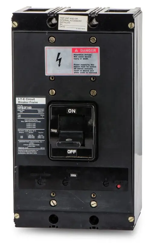 Luxury ITE Siemens HPB3F160 3 Pole Circuit Breaker