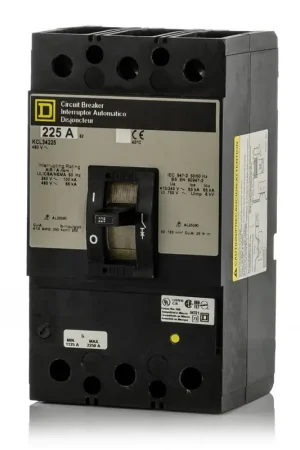 Budget Square D KCL34225 - 225A 3 Pole Molded Case Circuit Breaker