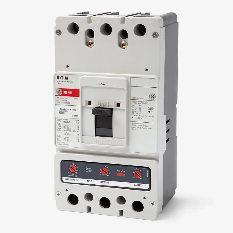 New Release Eaton / Cutler-Hammer KD3300 - 300A 3 Pole Molded Case Circuit Breaker
