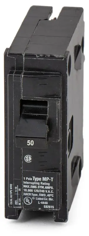 Siemens / Murray MP150 - 50A 1 Pole Miniature Circuit Breaker Affordable