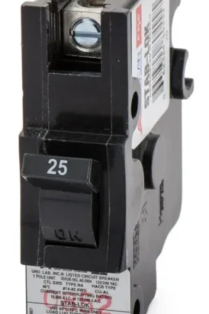 Federal Pacific NA25 - 25A 1 Pole Miniature Circuit Breaker Grab Now